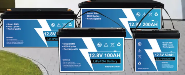 GS-LFP12 Series – 12.8 V LiFePO4 Batteries, 50 – 200 Ah