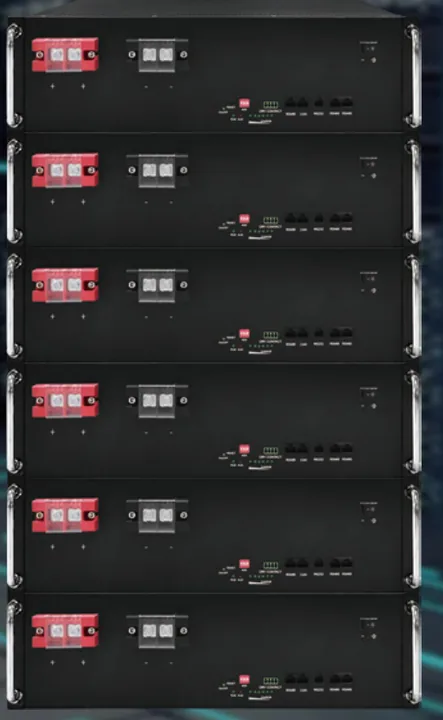 GS-RK4.8 – 48 V 100 Ah Server-Rack LFP Battery (4.8 kWh) (Shown: six modules in a rack)